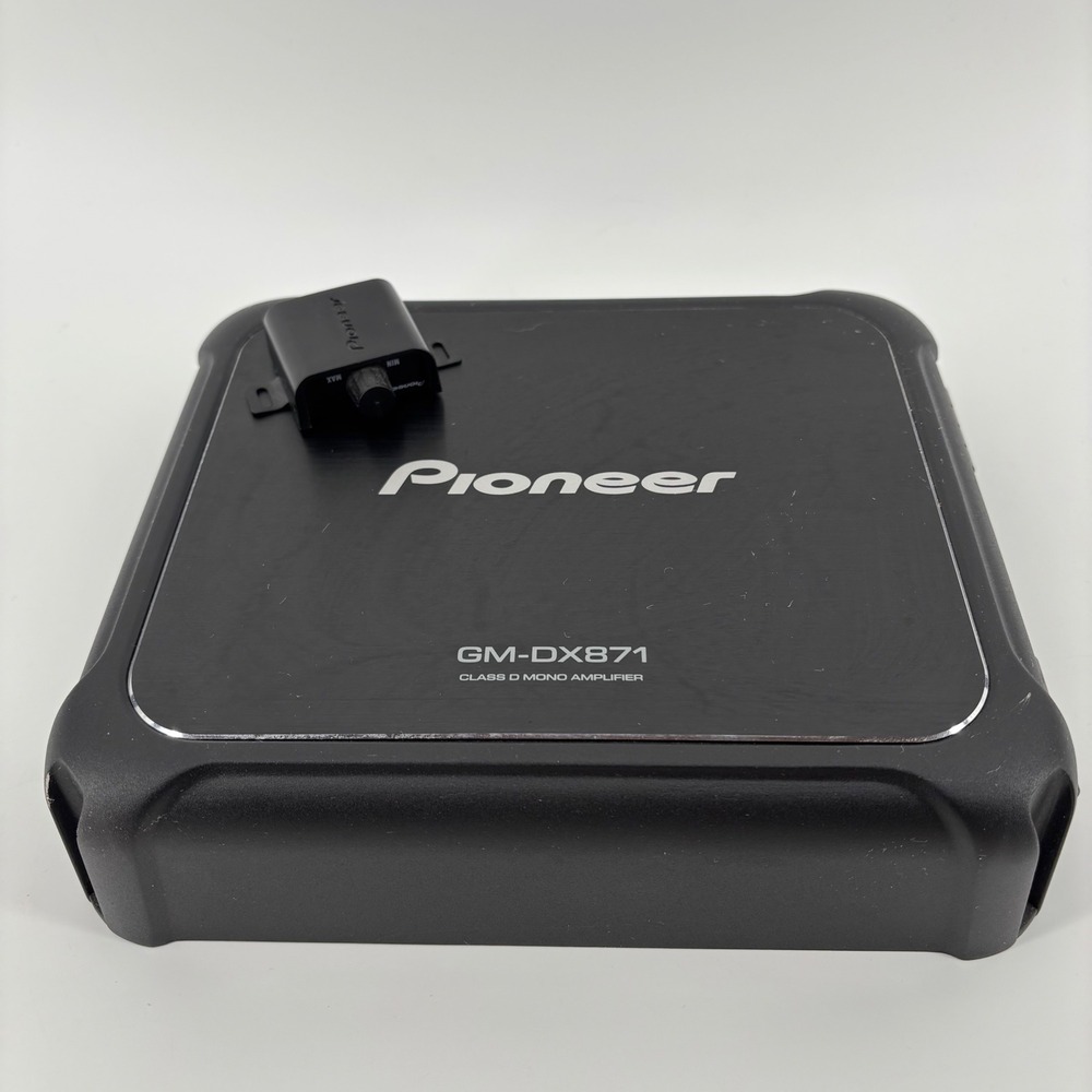 Pioneer Car Audio GM-DX871 Class D Mono Amplifier 1600W Max w/Dash Audio Control